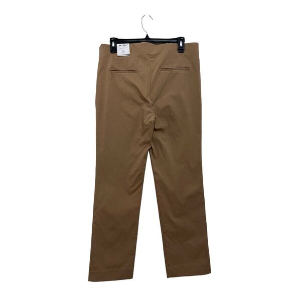 White House Black Market Slim Side Zip Pant Camel Size 10 Short NWT - Picture 6 of 7